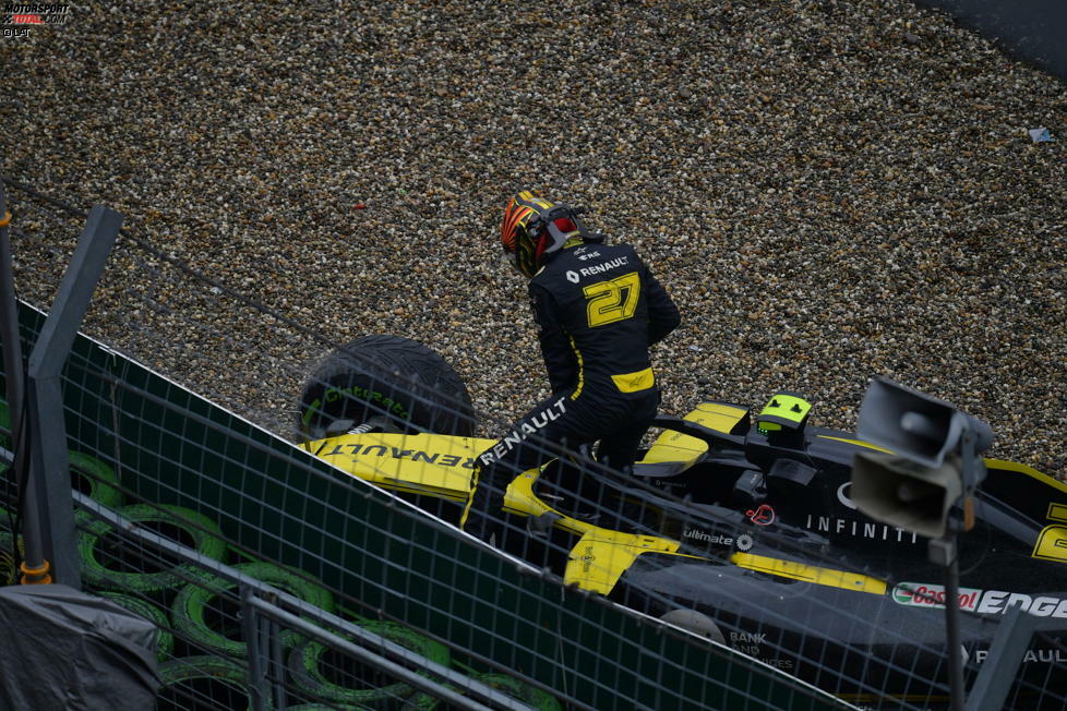 Nico Hülkenberg (4): Wieder einmal hat sich gezeigt, warum er noch nie auf dem Podest stand. Die Leistung bis zum Unfall war stark, doch dass er auf dem Dragster-Strip zu früh wieder Gas gegeben hat, hat ihn das Rennen gekostet. So bleibt er der ewig Podestlose.