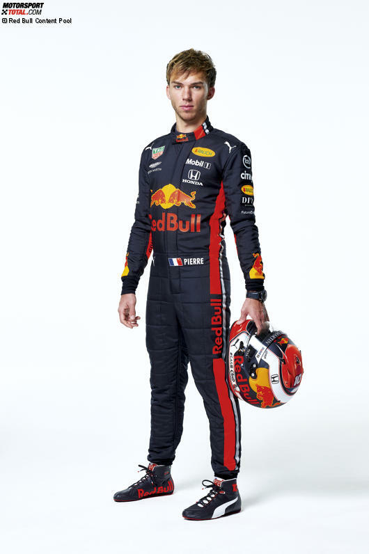 Pierre Gasly im neuen Red-Bull-Rennanzug