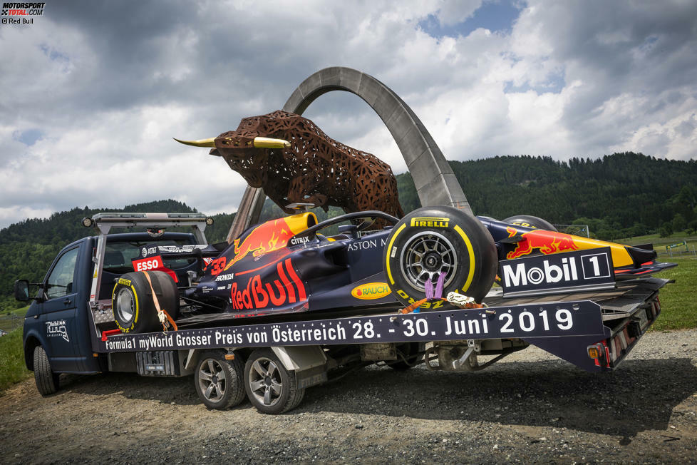 Red Bull RB15 auf Tour: Start war am 13. Juni in Spielberg, ...