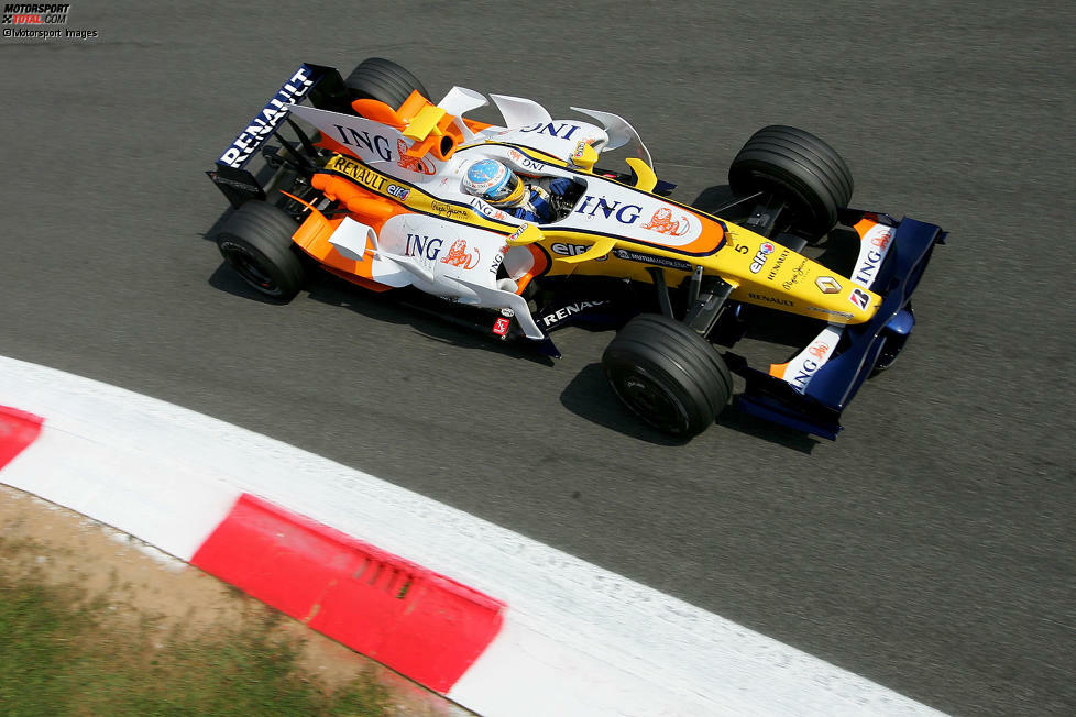 2008: Renault R28 - Fahrer: Fernando Alonso, Nelson Piquet jun.