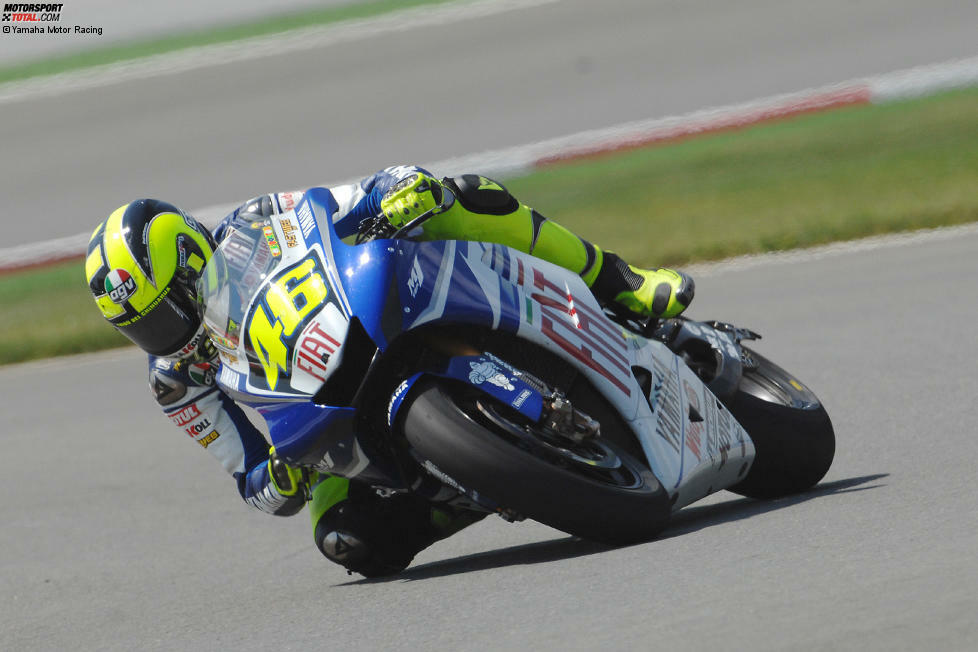 2007: Yamaha YZR-M1 - Bilanz: 18 Rennen, 4 Siege, 4 Poles, WM-Rang 3