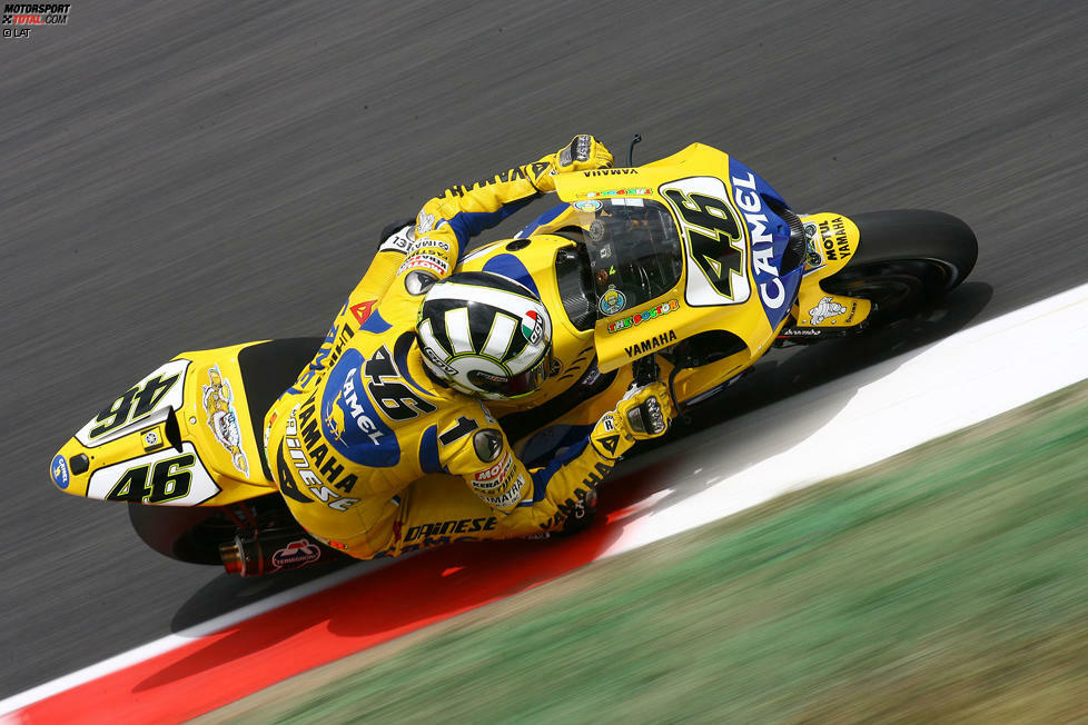 2006: Yamaha YZR-M1 - Bilanz: 17 Rennen, 5 Siege, 5 Poles, MotoGP-Vizeweltmeister