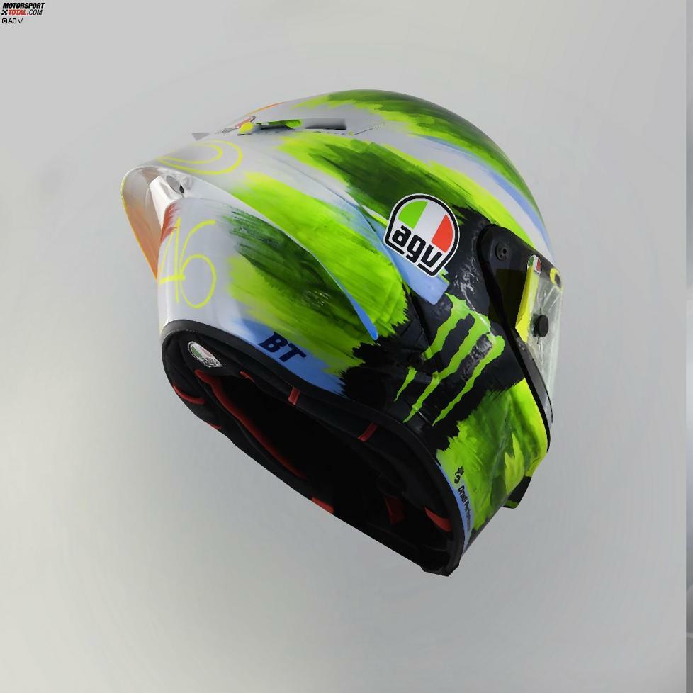 Der Mugello-Helm von Valentino Rossi 2019.