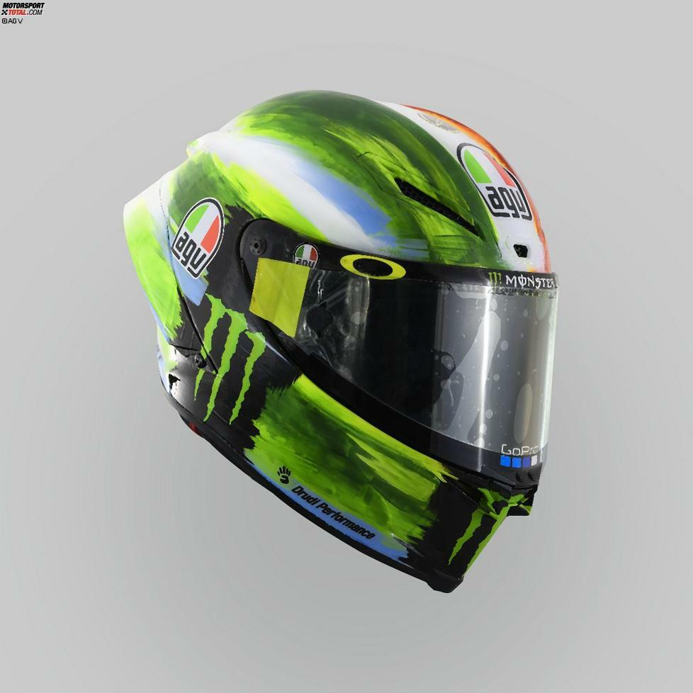 Der Mugello-Helm von Valentino Rossi 2019.