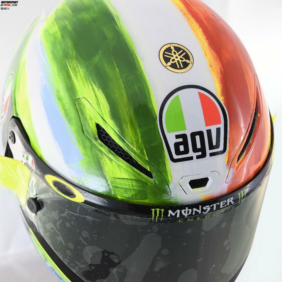 Der Mugello-Helm von Valentino Rossi 2019.