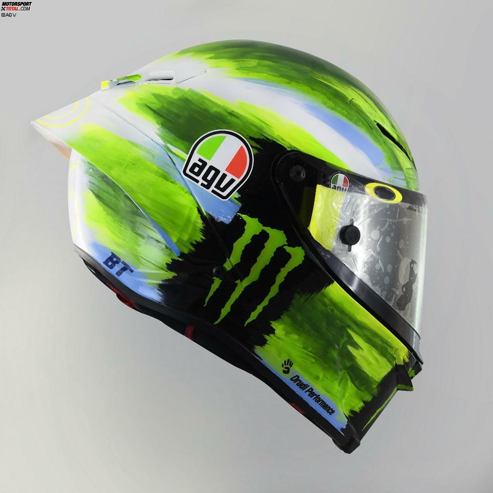 Der Mugello-Helm von Valentino Rossi 2019.