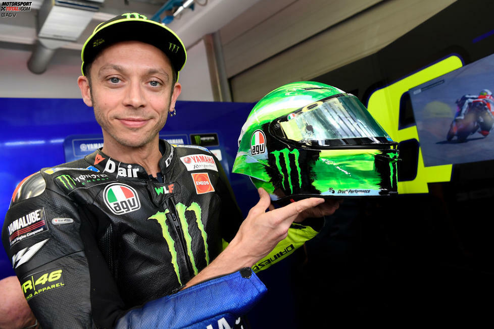 Der Mugello-Helm von Valentino Rossi 2019.