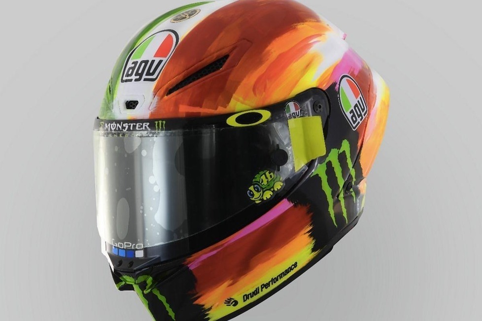 Das Spezialdesign von Valentino Rossis Helm zum Grand Prix von Italien in Mugello 2019 aus allen Blickwinkeln!