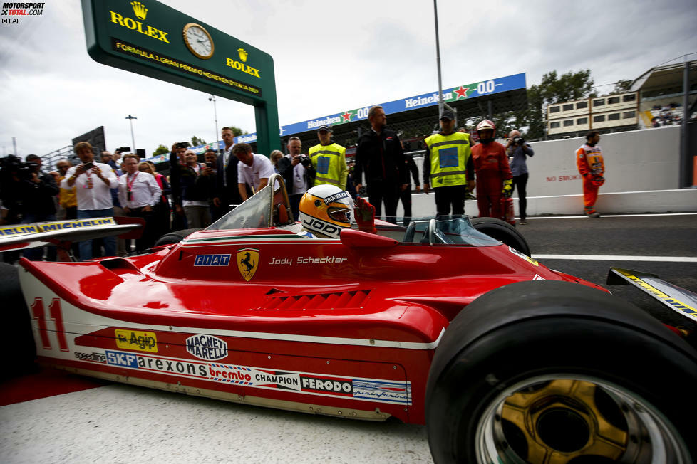 Jody Scheckter wird am Freitag in Italien eine besondere Ehre zuteil. Der Südafrikaner darf ein paar Demorunden in seinem Ferrari 312T4 drehen ...