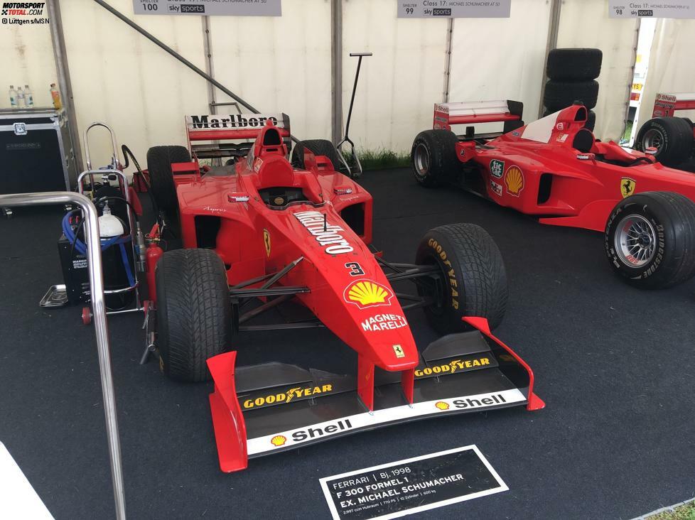 Der Ferrari F300 aus der Saison 1998