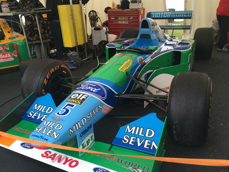 Im Benetton-Ford B194 wurde 