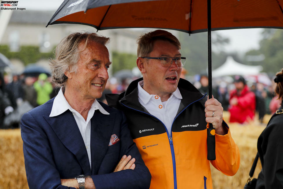 Auch Luca di Montezemolo und Mika Häkkinen waren erschienen