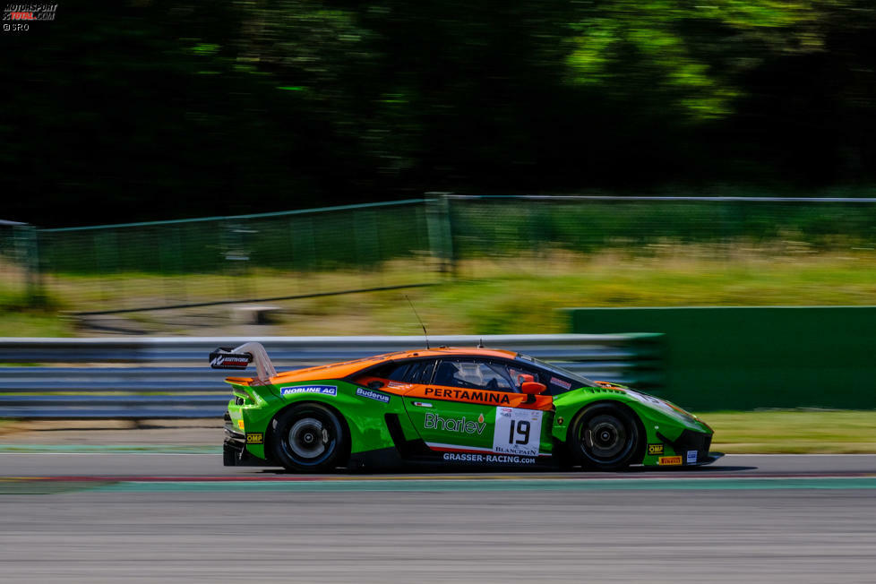 #19 - GRT Grasser Racing Team - Arno Santamato/Gerhard Tweraser/Lucas Mauron/Andrea Amici - Lamborghini Huracan GT3 Evo (Silver Cup)