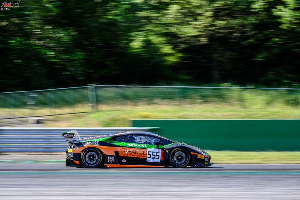 #555 - Orange 1 FFF Racing Team - Michele Beretta/Taylor Proto/Diego Menchaca/Giacomo Altoe - Lamborghini Huracan GT3 Evo (Silver Cup)