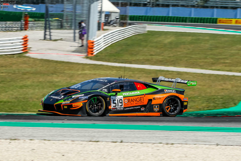 #519 - Orange 1 FFF Racing Team - Franck Perera/Phil Keen/Giovanni Venturini - Lamborghini Huracan GT3 Evo