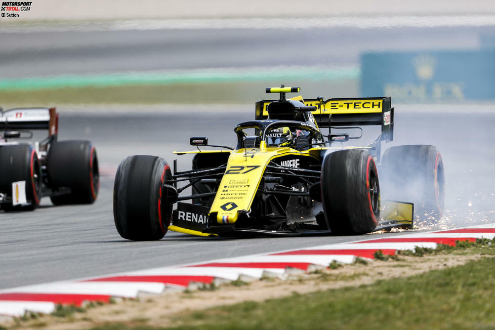 Nico Hülkenberg (4): Ricciardo bereitet ihm weiterhin kein Kopfzerbrechen. Dass er aber in Q1 ausgeschieden ist, hat er sich wegen des Ausritts nur selbst zuzuschreiben. Und dass er danach geflunkert hat, was die Spezifikation des gewechselten Flügels betrifft, um keine Strafe zu erhalten, ist kein guter Stil.