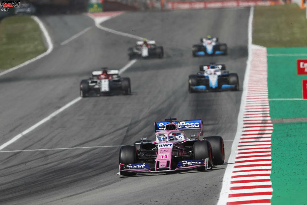 Sergio Perez (3): Mit dem Racing Point war in Barcelona kein Top-10-Ergebnis möglich. Daher ist Perez' Leistung schwierig einzuschätzen. Den Teamkollegen hat er aber klar geschlagen und damit die Mindestanforderung erfüllt.