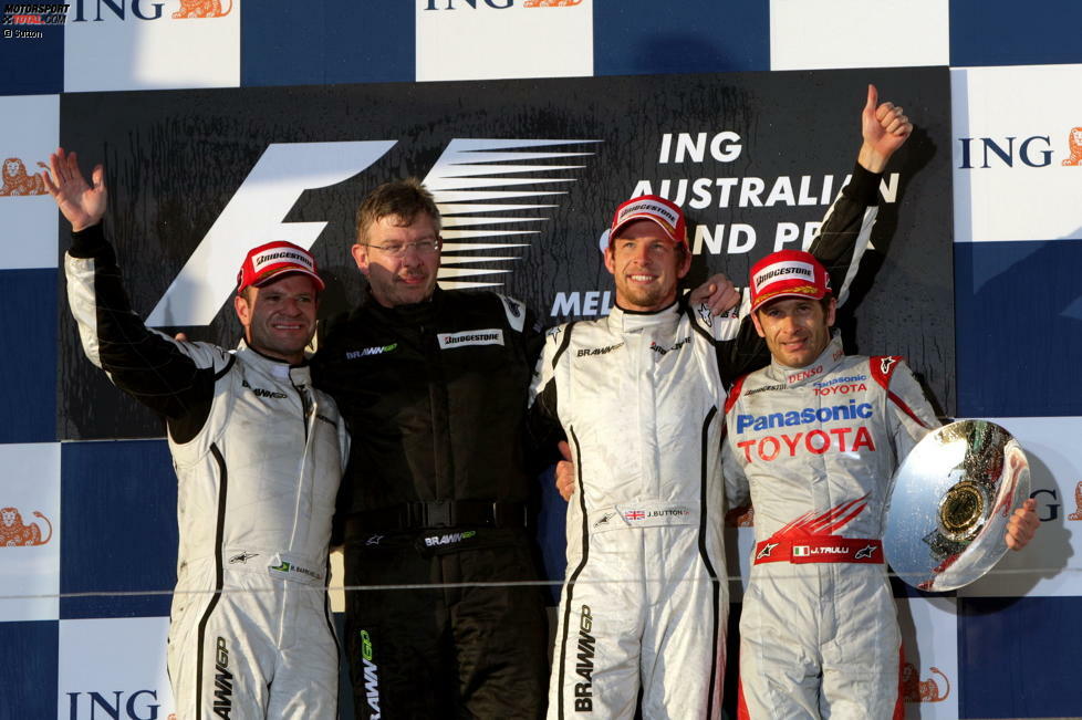 #10 - Jenson Button und Rubens Barrichello (Honda/Brawn, 2006-2009): 70