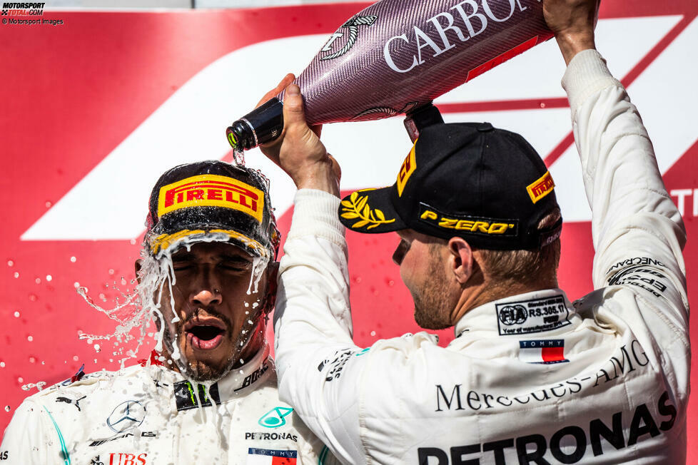#2 - Valtteri Bottas und Lewis Hamilton (Mercedes, 2017-2021): 100