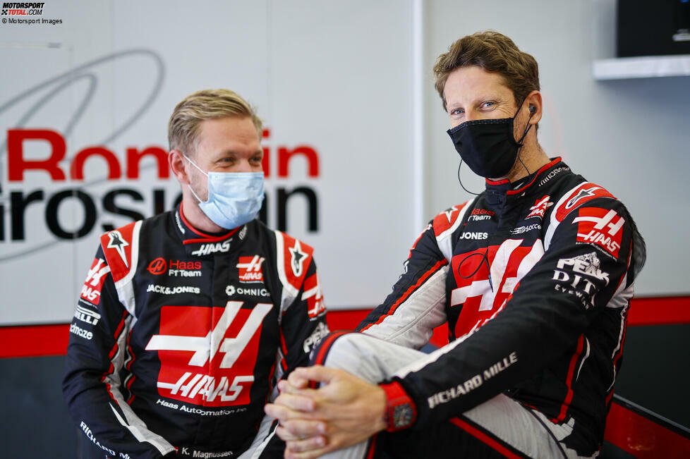 #9 - Kevin Magnussen und Romain Grosjean (Haas, 2017-2020): 77