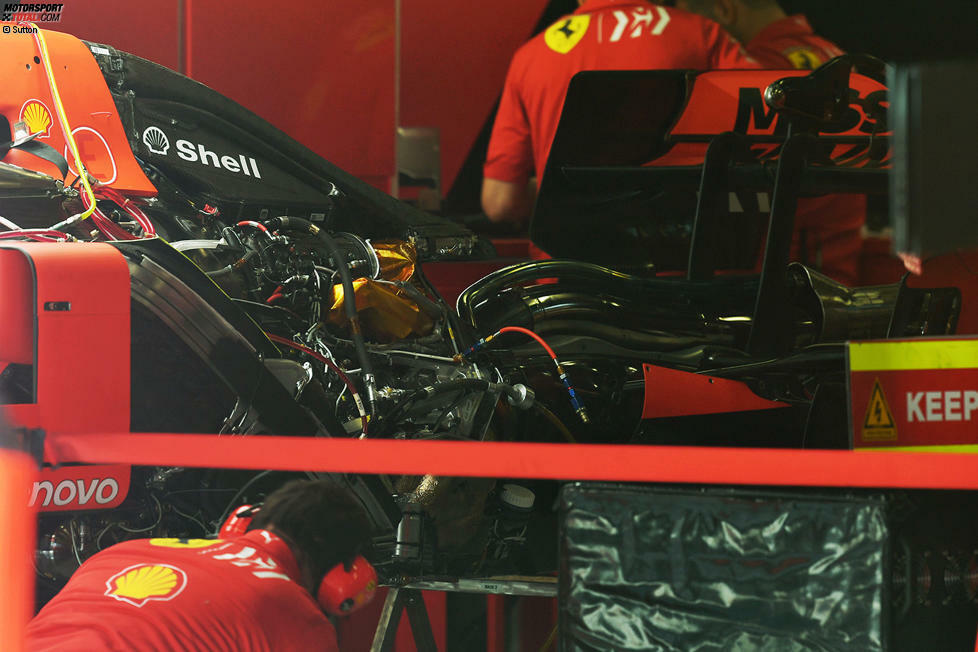 Ferrari SF90: Motorinstallation