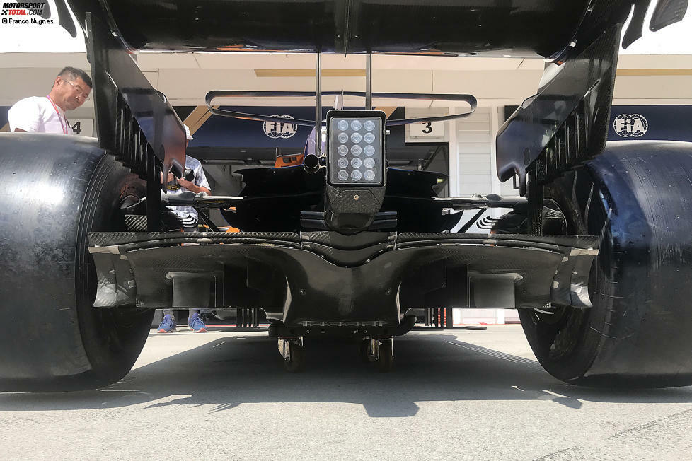McLaren MCL34: Diffusor