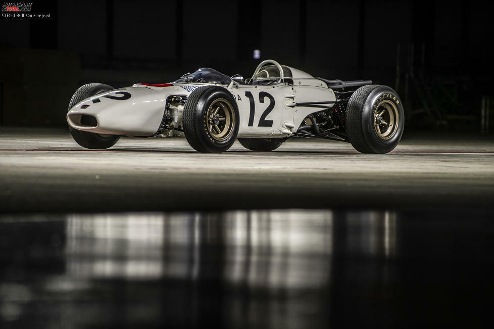 Der Honda RA272 in voller Pracht. Dieser Bolide wurde vom Werksteam in der Saison 1965 eingesetzt.