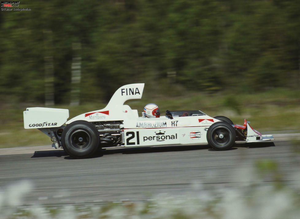 Jacques Laffite 1975 im FW04.