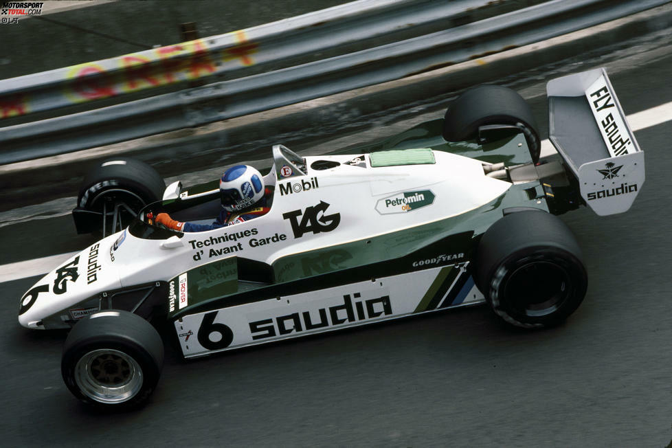 1982 wird ein gewisser Keke Rosberg auf Williams Weltmeister. Ein Grand-Prix-Sieg ist genug. Plus die Sponsorenmillionen aus dem Bin-Laden-Umfeld.