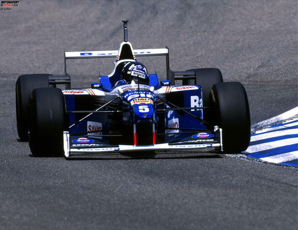 1996 klappt's endlich für Damon Hill: Weltmeister im FW18.