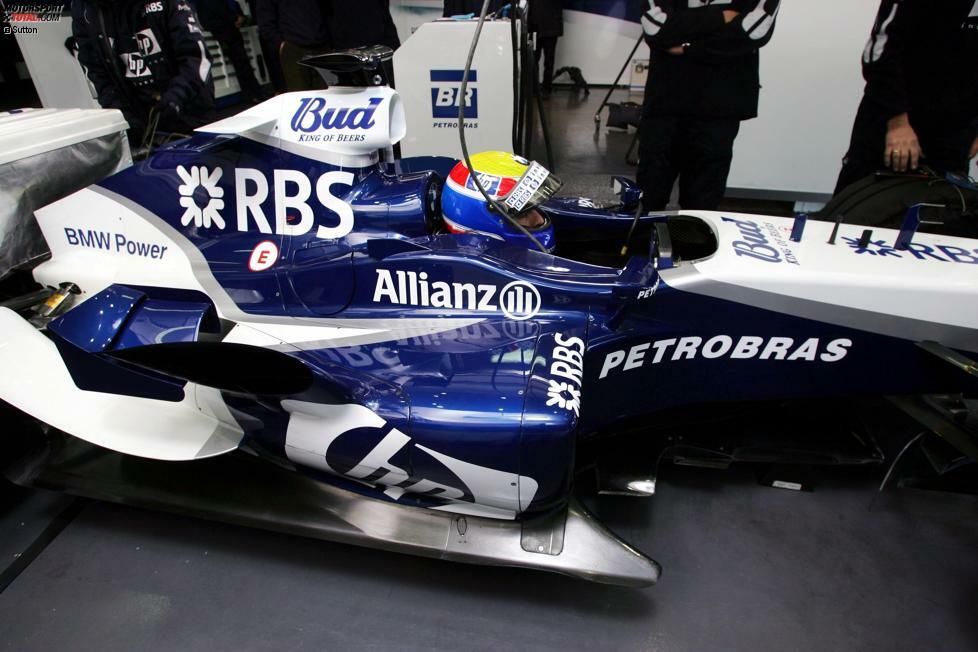 Neuanfang im Jahr 2005: Mark Webber kommt als neuer Fahrer ins Team. Der FW27 ist der letzte Williams mit BMW-Power, ...