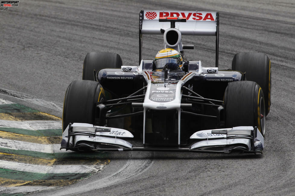 2011 prangt mit PDVSA ein neuer Großsponsor auf dem Heckflügel des FW33. Den hat Pastor Maldonado mitgebracht.