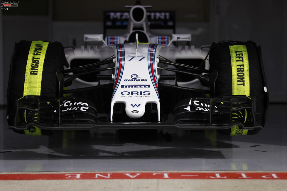 ... und der FW38 von 2016 stehen ganz im Zeichen des Martini-Brandings.