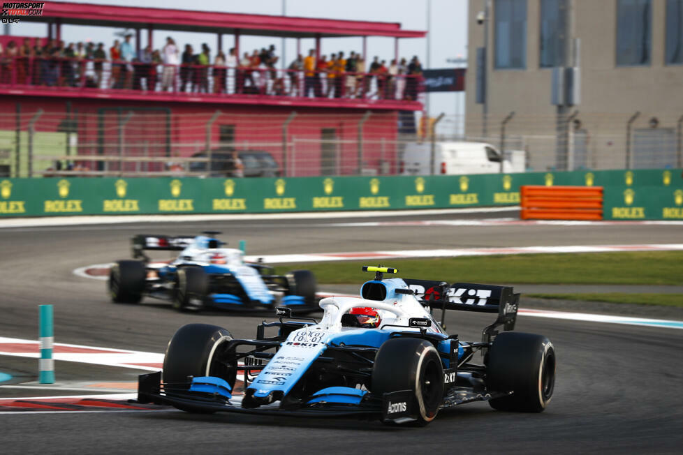 2019 taucht auf dem FW42 dann mit dem Handy-Hersteller RoKIT ein neuer Hauptsponsor und damit eine weiß-schwarz-hellblaue Lackierung auf.