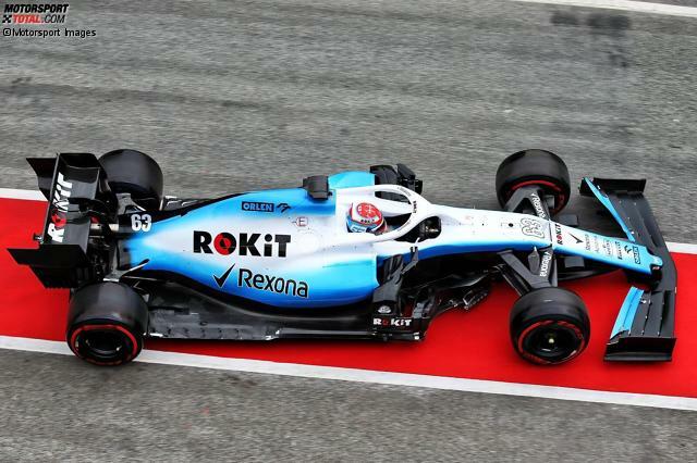 Am dritten Tag der Formel-1-Wintertests 2019 in Barcelona ist der neue Williams FW42 endlich fahrbereit. Hier sind die ersten Impressionen des Neuwagens auf der Strecke, am Steuer sitzt George Russell! Am dritten Tag der Formel-1-Wintertests 2019 in Barcelona ist der neue Williams FW42 endlich fahrbereit. Hier sind die ersten Impressionen des Neuwagens auf der Strecke, am Steuer sitzt George Russell!