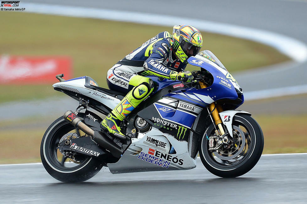 2013 (YZR-M1) - Fahrer: Valentino Rossi, Jorge Lorenzo, Katsuyuki Nakasuga (Testfahrer) - Bilanz: 9 Siege, 20 Podestplätze, 5 Poles, Vizetitel in Hersteller- und Fahrer-WM (Lorenzo)