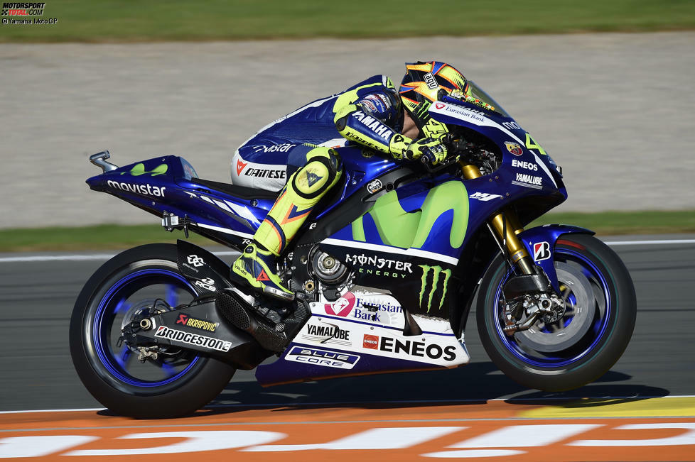 2015 (YZR-M1) - Fahrer: Valentino Rossi, Jorge Lorenzo, Katsuyuki Nakasuga (Testfahrer) - Bilanz: 11 Siege, 27 Podestplätze, 6 Poles, Titel in Hersteller- und Fahrer-WM (Lorenzo)