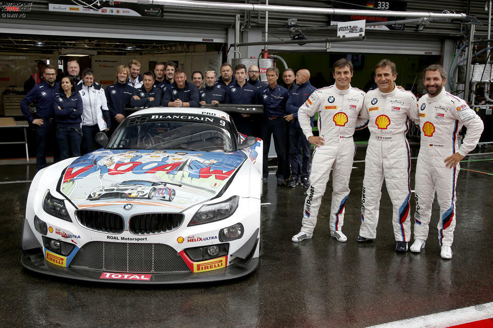Bei der 24h Spa 2015 teilte sich Zanardi das Auto mit Bruno Spengler und Timo Glock - und die Ingenieure standen vor der Aufgabe, den BMW Z4 GT3 so zu modifizieren, dass er sowohl von Zanardi als auch von körperlich nicht beeinträchtigten Piloten gefahren werden kann. Herauskam eine 