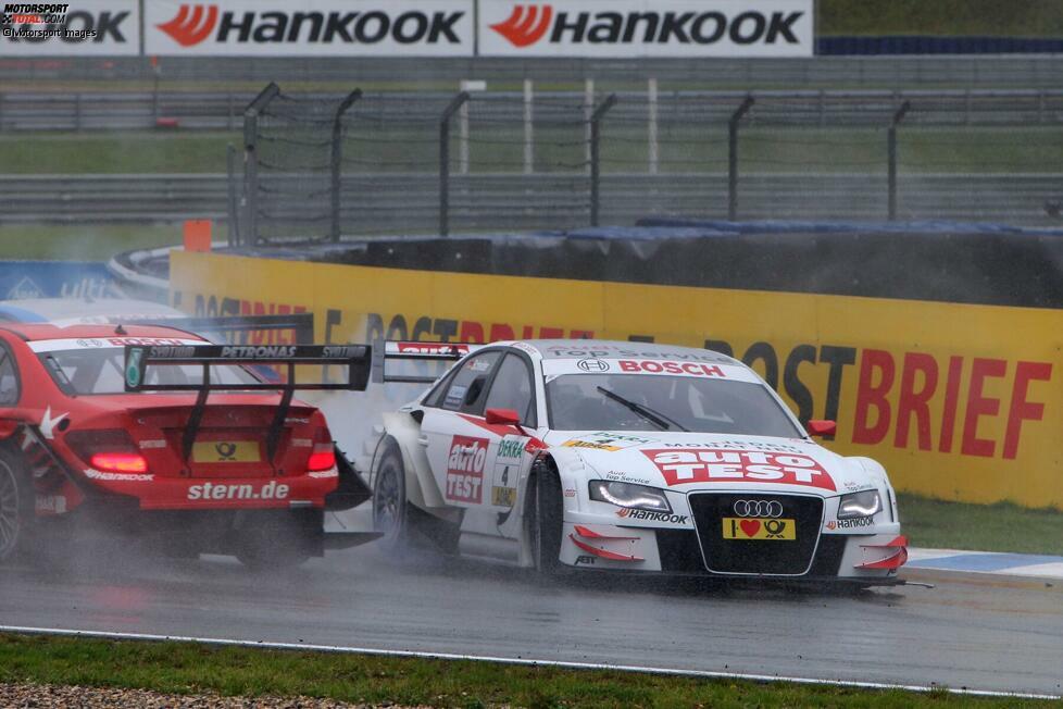 Im Jahr 2009 verteidigt Scheider mit Audi und Abt seinen DTM-Titel, indem er sich gegen Garry Paffett durchsetzt. Der Deutsche schreibt damit Geschichte, denn er ist neben Bernd Schneider der einzige Pilot, der einen DTM-Titel verteidigt.
