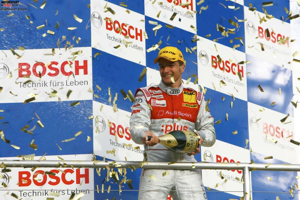 Timo Scheider führt die Siegesserie von Audi im Jahr 2008 fort: Der Deutsche gewinnt für Abt drei Rennen und sichert sich vor Paul Di Resta den Titel.