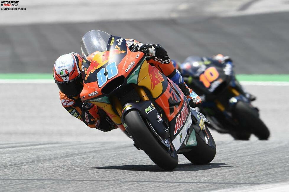 2020 gewinnt Martin in Spielberg sein erstes Moto2-Rennen. Anschließend verpasst er wegen einer Coronavirus-Infektion die beiden Misano-Rennen. Dadurch hat er keine WM-Chancen mehr. In Valencia folgt ein weiterer Sieg. Es wird WM-Platz fünf.