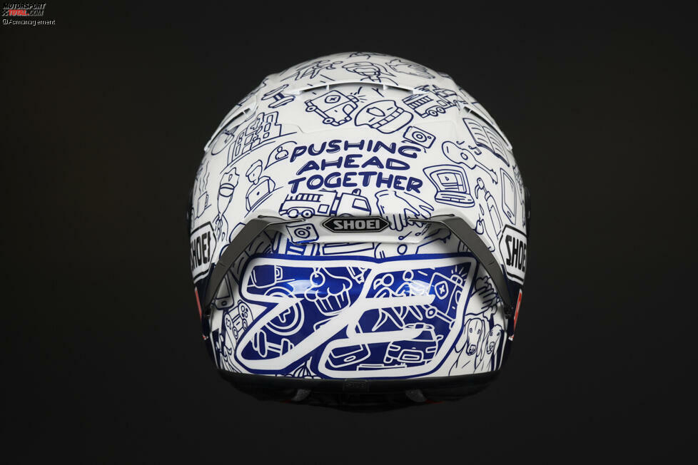 Der Helm von Alex Marquez.