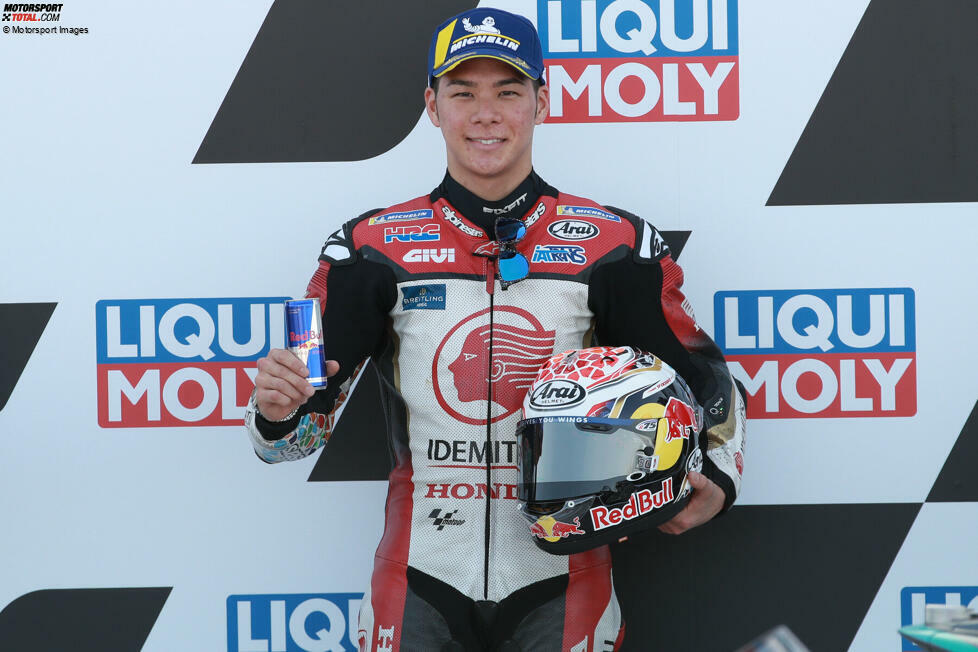 Die MotoGP-Bilanz von Takaaki Nakagami (Stand: Ende 2024): 123 Grands Prix, 1 Pole.