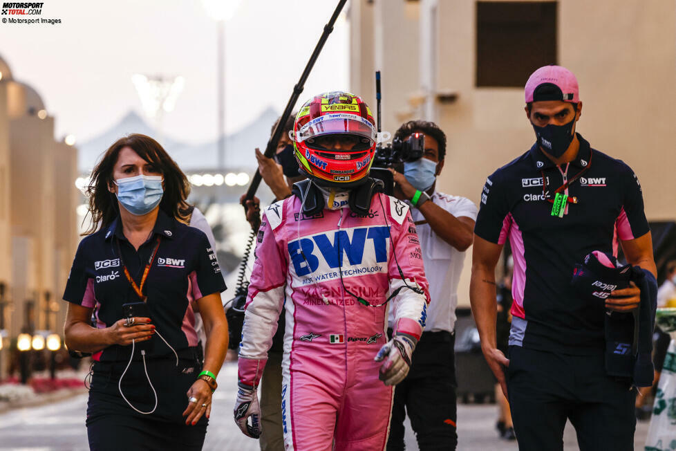 Sergio Perez (3): Seine Leistung ist (unverschuldet) eigentlich kaum zu bewerten. Hatte weder ein richtiges Qualifying, weil er nur in Q1 fuhr, noch ein richtiges Rennen, weil er nach lediglich acht Runden abstellen musste. Für das Gezeigte wollten ihm in der Redaktion einige eine 2 geben. Der Mehrheit war es letztendlich aber zu wenig.