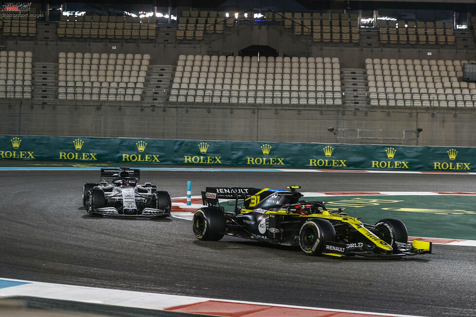 Esteban Ocon (3): Im Qualifying erst zum zweiten Mal in diesem Jahr überhaupt den Teamkollegen geschlagen. Im Rennen fehlten abgesehen vom späten Überholmanöver gegen Stroll aber die Highlights. P9 war am Ende keine Leistung, die uns vom Hocker gehauen hätte. Für eine 2 hätte es etwas mehr sein müssen.