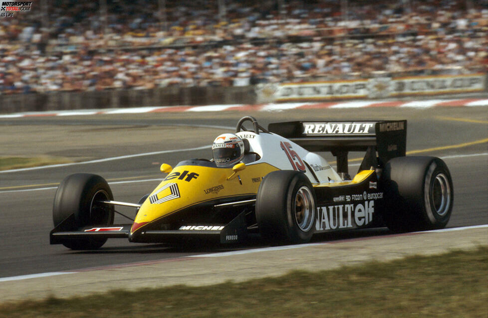 1983: Alain Prost (Renault) statt Nelson Piquet (Brabham) - Und noch einmal der 