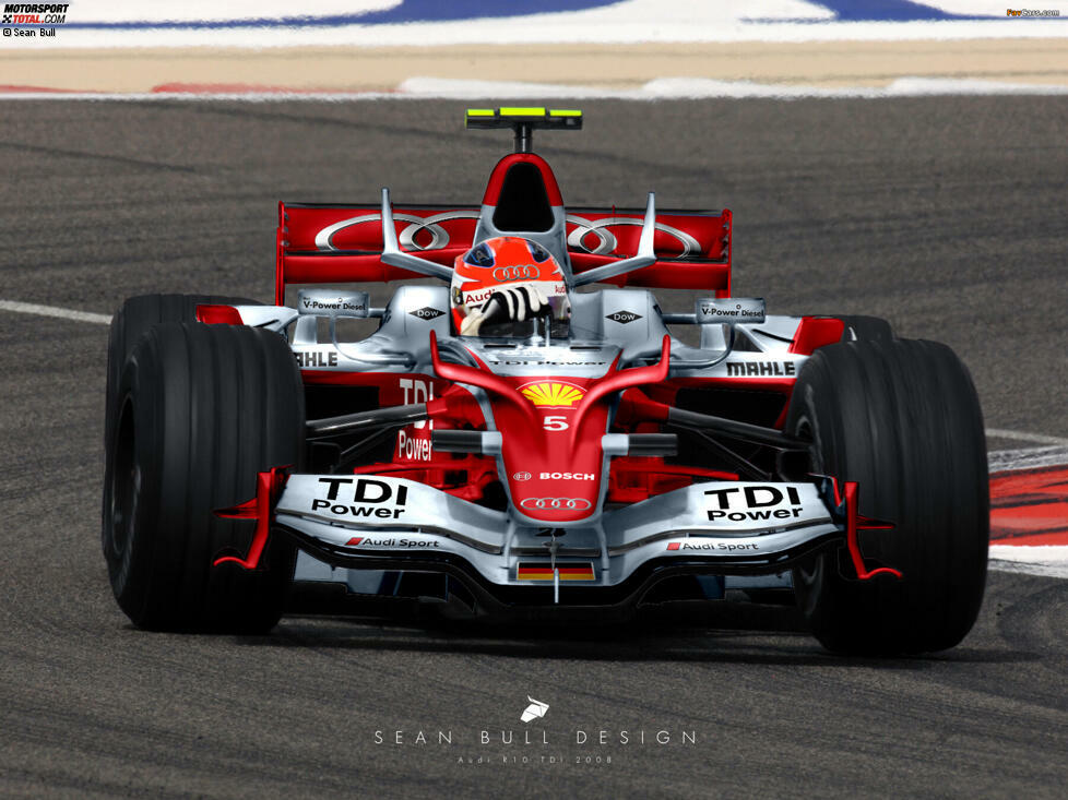 ... und so 2008 (am Steuer: Robert Kubica), als den Formel-1-Autos überall Hörner wuchsen. So erfolgreich die 