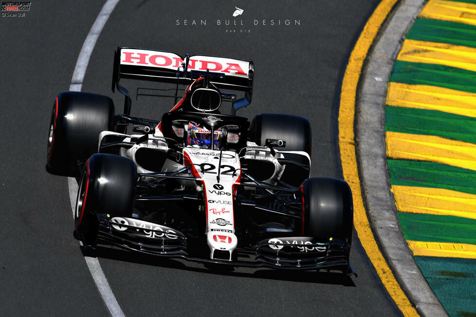 Wir drehen das Rad der Zeit noch weiter zurück. Was, wenn BAR nie an Honda verkauft hätte? Auf Basis des 2018er-Mercedes hat Sean Bull diese Designstudie entwickelt. Im Cockpit sitzt immer noch Jenson Button. Nicht ganz realistisch, denn Button hat seine Formel-1-Karriere mit dem Grand Prix von Monaco 2017 beendet.