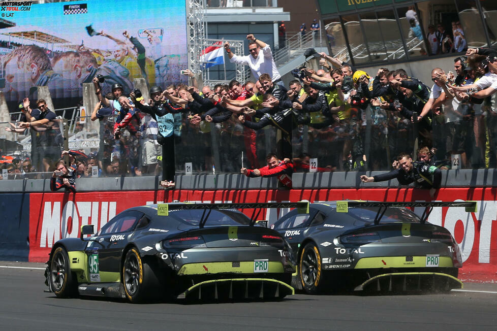 Denn bei den 24 Stunden von Le Mans gelingt Aston Martin Racing der erste Klassensieg in der heiß umkämpften GTE Pro, wieder durch den 