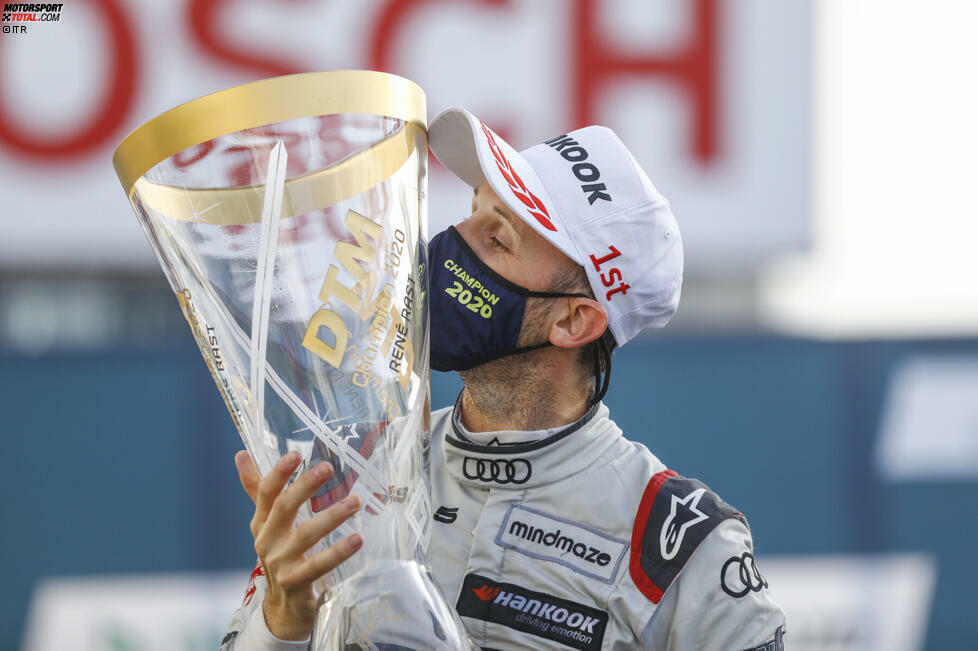 Rene Rast schaffte 2019 und 2020 mehrere Bestmarken. Der Deutsche ist der erste Fahrer, der in seinen ersten vier Jahren drei DTM-Titel gewann. Mit 24 Siegen und drei Titeln ist Rast nun auch der erfolgreichste Audi-DTM-Pilot der Geschichte.